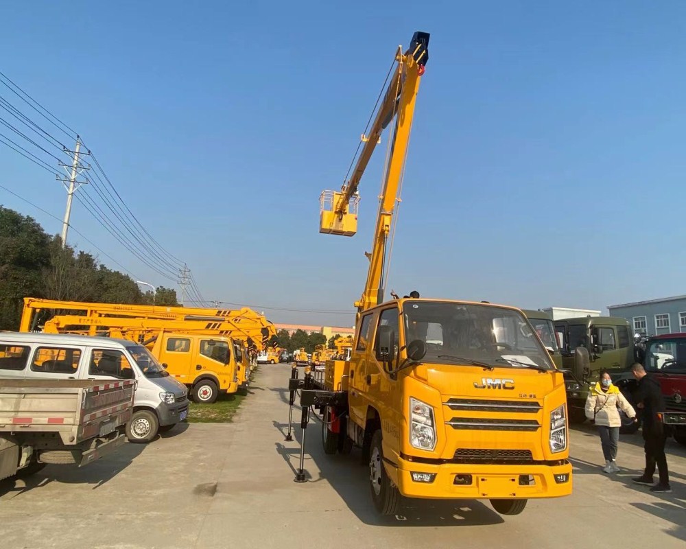  13米藍牌江鈴順達雙排高空作業車